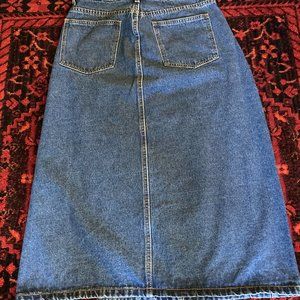 Midi Denim Skirt